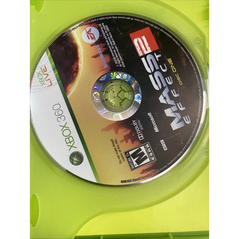 Mass Effect 2 (Xbox 360, 2010) Complete 2 Discs